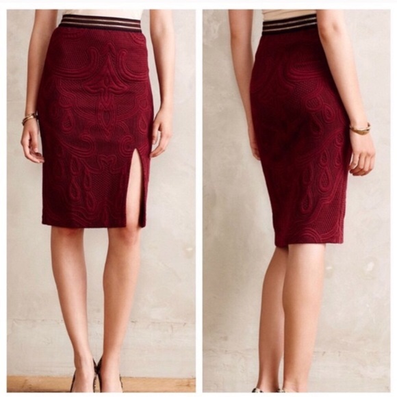 Anthropologie Dresses & Skirts - Sale! Anthropologie Maeve Jacquard Pencil Skirt